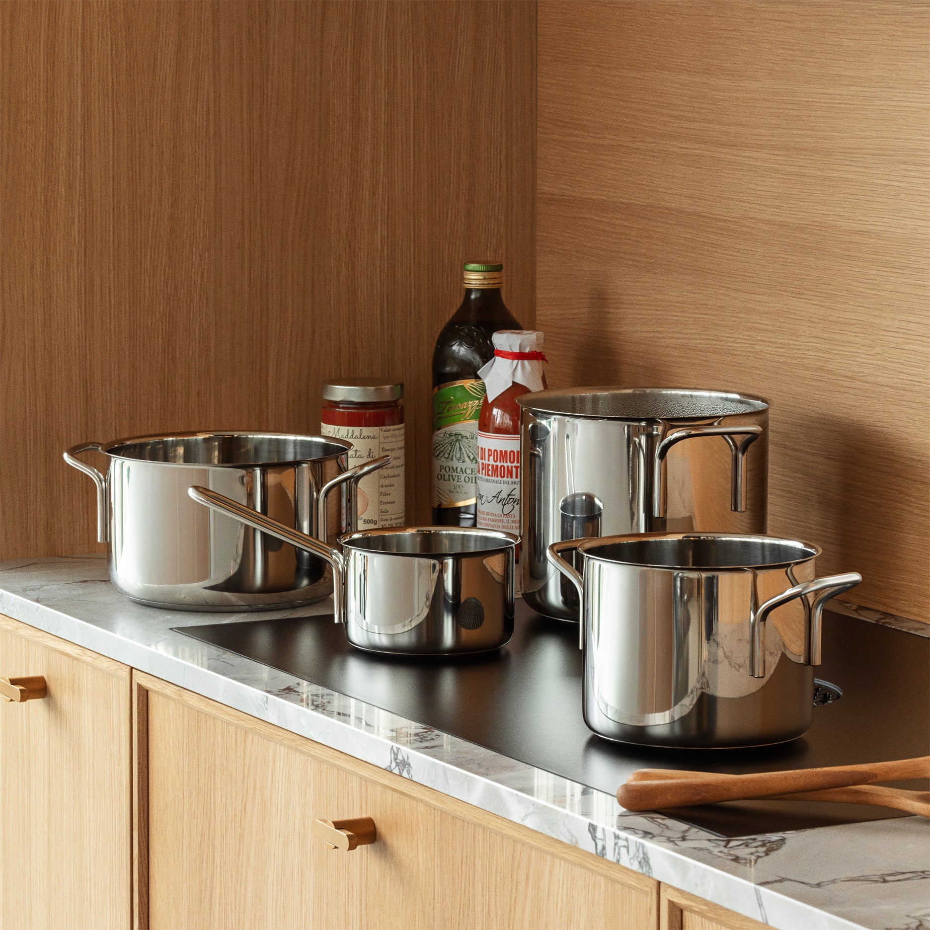 Stainless Steel gryde 2,2 L